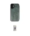 ieg™ iPhone 16 Plus Kılıf Zirve Yansıma Serisi - Siyah Bilvis 3D Cam Ekran Koruyucu