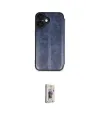 ieg™ iPhone 16 Plus Kılıf Zirve Yansıma Serisi - Siyah Bilvis 3D Cam Ekran Koruyucu