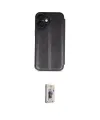 ieg™ iPhone 16 Plus Kılıf Zirve Yansıma Serisi - Siyah Bilvis 3D Cam Ekran Koruyucu