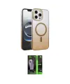 ieg™ iPhone 16 Pro Kılıf Ahenk Doku Özel Seri - Şeffaf 360 Full Body Arka Koruyucu