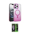 ieg™ iPhone 16 Pro Kılıf Ahenk Doku Özel Seri - Şeffaf 360 Full Body Arka Koruyucu