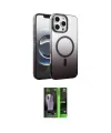 ieg™ iPhone 16 Pro Kılıf Ahenk Doku Özel Seri - Şeffaf 360 Full Body Arka Koruyucu