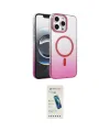 ieg™ iPhone 16 Pro Kılıf Ahenk Doku Özel Seri - Şeffaf Pasifik Cam Ekran Koruyucu
