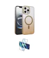 ieg™ iPhone 16 Pro Kılıf Ahenk Doku Özel Seri - Siyah 3D Antistatik Cam Ekran Koruyucu