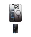 ieg™ iPhone 16 Pro Kılıf Ahenk Doku Özel Seri - Siyah 3D Antistatik Hayalet Cam Ekran Koruyucu