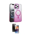 ieg™ iPhone 16 Pro Kılıf Ahenk Doku Özel Seri - Siyah 3D Antistatik Mat Seramik Nano Ekran Koruyucu