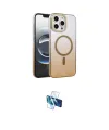 ieg™ iPhone 16 Pro Kılıf Ahenk Doku Özel Seri - Siyah 3D Antistatik Seramik Nano Ekran Koruyucu