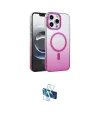 ieg™ iPhone 16 Pro Kılıf Ahenk Doku Özel Seri - Siyah 3D Antistatik Seramik Nano Ekran Koruyucu
