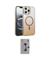 ieg™ iPhone 16 Pro Kılıf Ahenk Doku Özel Seri - Siyah Bilvis 3D Mat Cam Ekran Koruyucu