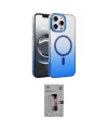 ieg™ iPhone 16 Pro Kılıf Ahenk Doku Özel Seri - Siyah Bilvis 3D Mat Cam Ekran Koruyucu