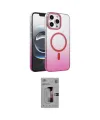 ieg™ iPhone 16 Pro Kılıf Ahenk Doku Özel Seri - Siyah Bilvis 3D Mat Cam Ekran Koruyucu