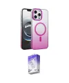 ieg™ iPhone 16 Pro Kılıf Ahenk Doku Özel Seri - Siyah Bilvis 5in1 3D Magic Cam Ekran Koruyucu