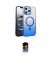 ieg™ iPhone 16 Pro Kılıf Ahenk Doku Özel Seri - Siyah Buffer Hayalet Cam Ekran Koruyucu