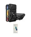 ieg™ iPhone 16 Pro Kılıf Ahenk Klasik - Şeffaf Pasifik Cam Ekran Koruyucu