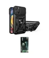 ieg™ iPhone 16 Pro Kılıf Ahenk Klasik - Siyah 360 Mat Full Body Arka Koruyucu