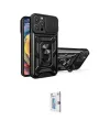 ieg™ iPhone 16 Pro Kılıf Ahenk Klasik - Siyah Bilvis 0.18mm Plus Cam Ekran Koruyucu