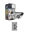 ieg™ iPhone 16 Pro Kılıf Ahenk Klasik - Siyah Bilvis 3D Mat Cam Ekran Koruyucu