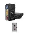 ieg™ iPhone 16 Pro Kılıf Ahenk Klasik - Siyah Bilvis 3D Mat Cam Ekran Koruyucu