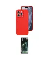 ieg™ iPhone 16 Pro Kılıf Ahenk Serisi - Siyah 360 Mat Full Body Arka Koruyucu