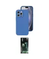 ieg™ iPhone 16 Pro Kılıf Ahenk Serisi - Siyah 360 Mat Full Body Arka Koruyucu