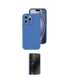 ieg™ iPhone 16 Pro Kılıf Ahenk Serisi - Siyah 3D Antistatik Hayalet Cam Ekran Koruyucu