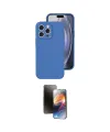ieg™ iPhone 16 Pro Kılıf Ahenk Serisi - Siyah 3D Antistatik Mat Seramik Nano Ekran Koruyucu