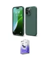 ieg™ iPhone 16 Pro Kılıf Ahenk Serisi - Siyah Bilvis 5in1 5D Magic Hayalet Cam Ekran Koruyucu