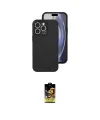 ieg™ iPhone 16 Pro Kılıf Ahenk Serisi - Siyah Buffer Cam Ekran Koruyucu