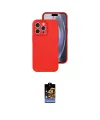 ieg™ iPhone 16 Pro Kılıf Ahenk Serisi - Siyah Buffer Hayalet Cam Ekran Koruyucu