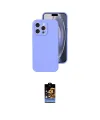ieg™ iPhone 16 Pro Kılıf Ahenk Serisi - Siyah Buffer Hayalet Cam Ekran Koruyucu