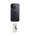 ieg™ iPhone 16 Pro Kılıf Akış Çizgi Koleksiyonu - Şeffaf Pasifik Cam Ekran Koruyucu