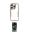 ieg™ iPhone 16 Pro Kılıf Akış Çizgi Koleksiyonu - Siyah 360 Mat Full Body Arka Koruyucu