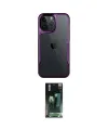 ieg™ iPhone 16 Pro Kılıf Akış Çizgi Koleksiyonu - Siyah 360 Mat Full Body Arka Koruyucu