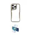 ieg™ iPhone 16 Pro Kılıf Akış Çizgi Koleksiyonu - Siyah 3D Antistatik Cam Ekran Koruyucu