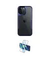 ieg™ iPhone 16 Pro Kılıf Akış Çizgi Koleksiyonu - Siyah 3D Antistatik Cam Ekran Koruyucu