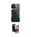 ieg™ iPhone 16 Pro Kılıf Akış Çizgi Koleksiyonu - Siyah 3D Antistatik Mat Seramik Nano Ekran Koruyucu