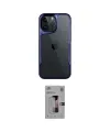 ieg™ iPhone 16 Pro Kılıf Akış Çizgi Koleksiyonu - Siyah Bilvis 3D Mat Cam Ekran Koruyucu