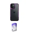 ieg™ iPhone 16 Pro Kılıf Akış Çizgi Koleksiyonu - Siyah Bilvis 5in1 3D Magic Cam Ekran Koruyucu