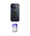 ieg™ iPhone 16 Pro Kılıf Akış Çizgi Koleksiyonu - Siyah Bilvis 5in1 3D Magic Cam Ekran Koruyucu