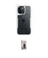 ieg™ iPhone 16 Pro Kılıf Akış Çizgi Koleksiyonu - Siyah Bilvis Hayalet Cam Ekran Koruyucu