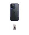 ieg™ iPhone 16 Pro Kılıf Akış Çizgi Koleksiyonu - Siyah Bilvis Hayalet Cam Ekran Koruyucu