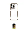 ieg™ iPhone 16 Pro Kılıf Akış Çizgi Koleksiyonu - Siyah Buffer Cam Ekran Koruyucu