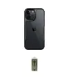 ieg™ iPhone 16 Pro Kılıf Akış Çizgi Koleksiyonu - Siyah Joko Magic 5D Hayalet Cam
