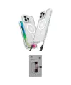 ieg™ iPhone 16 Pro Kılıf Atlas Doku Koleksiyonu - Siyah Bilvis 3D Mat Cam Ekran Koruyucu