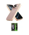 ieg™ iPhone 16 Pro Kılıf Atlas Form - Şeffaf 360 Full Body Arka Koruyucu
