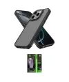 ieg™ iPhone 16 Pro Kılıf Atlas Form - Şeffaf 360 Full Body Arka Koruyucu