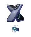 ieg™ iPhone 16 Pro Kılıf Atlas Form - Siyah 3D Antistatik Cam Ekran Koruyucu