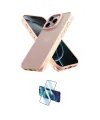 ieg™ iPhone 16 Pro Kılıf Atlas Form - Siyah 3D Antistatik Cam Ekran Koruyucu