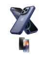 ieg™ iPhone 16 Pro Kılıf Atlas Form - Siyah 3D Antistatik Mat Seramik Nano Ekran Koruyucu