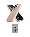 ieg™ iPhone 16 Pro Kılıf Atlas Form - Siyah Bilvis 3D Mat Cam Ekran Koruyucu